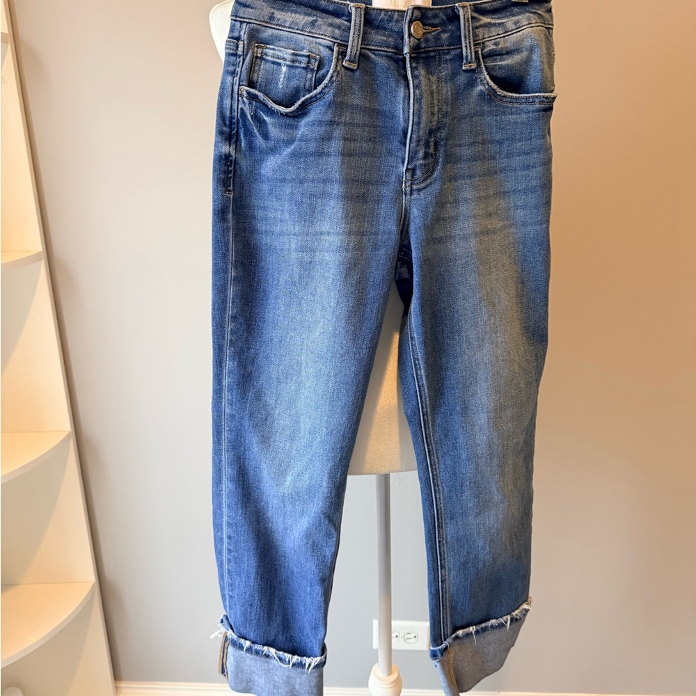 Stylish Blue Boyfriend Jeans